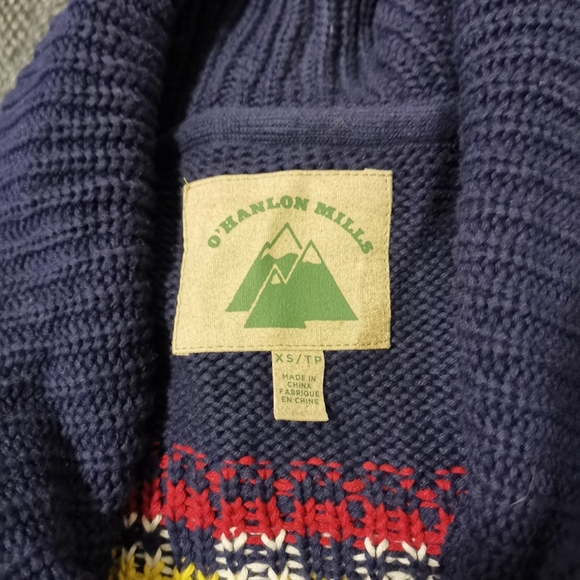 💎🇬🇧 O'Hanlon Mills Deer Shawl Cardigan - Picture 9 of 11